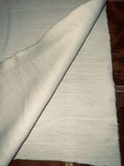 8pcs (17yds, 7 lbs) polyester double knit fabric/remnants in pastels, mostly EUC