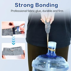 Fabric Glue for Clothing Permanent Washable, 60ML Liquid Stitch, Fabric Adhesive