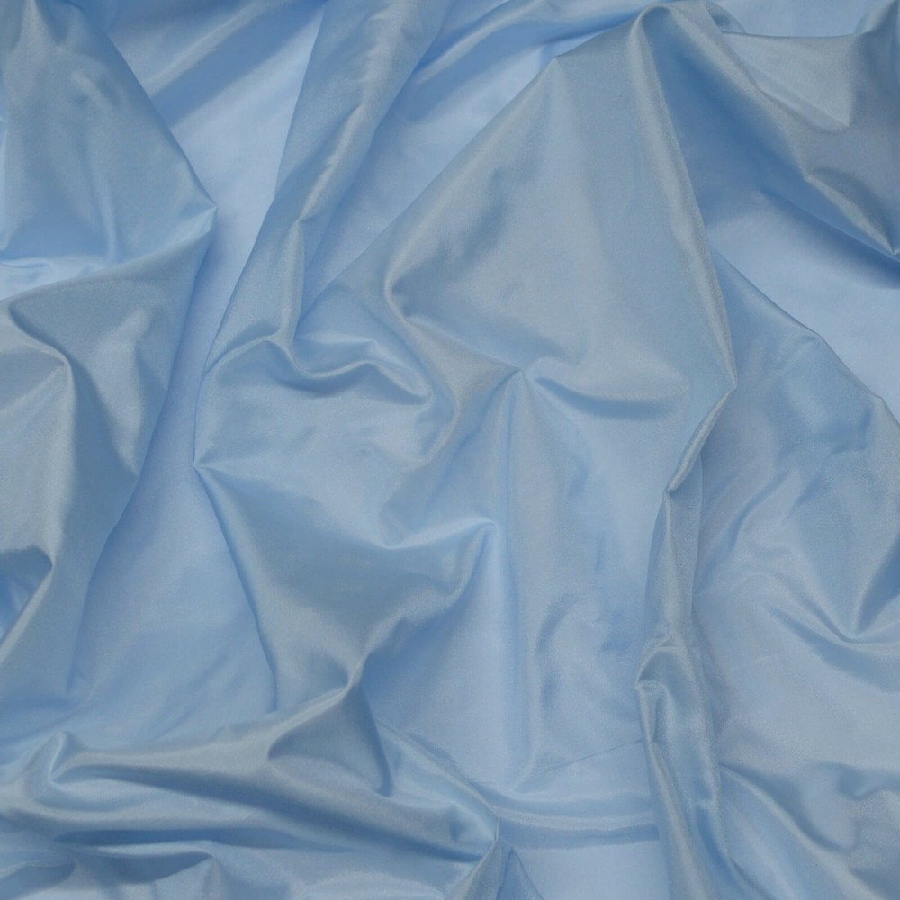 Baby Blue Tissue Taffeta Silk, 100% Silk Fabric By The Yard, 44″ Wide (TS-7304)