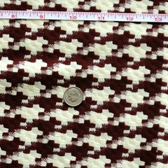 HEAVY ACRYLIC WINTER JACKET COAT CRAFTS FABRIC BIG 30 mm HOUNDSTOOTH CHECK 44’W