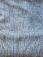 Slate Blue Stripe Polyester Stretch Apparel Fabric Vintage 62″ wide x 2 1/2 yard