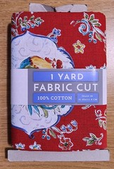 Red Rooster Floral Print – David Textiles Cotton Fabric (1 Yard, Pre-Cut)