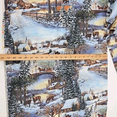 Sam Timm ” SCENIC ” Fabric Wild Wings 2.33 Yards Deer SPRINGS CREATIVE CP43795