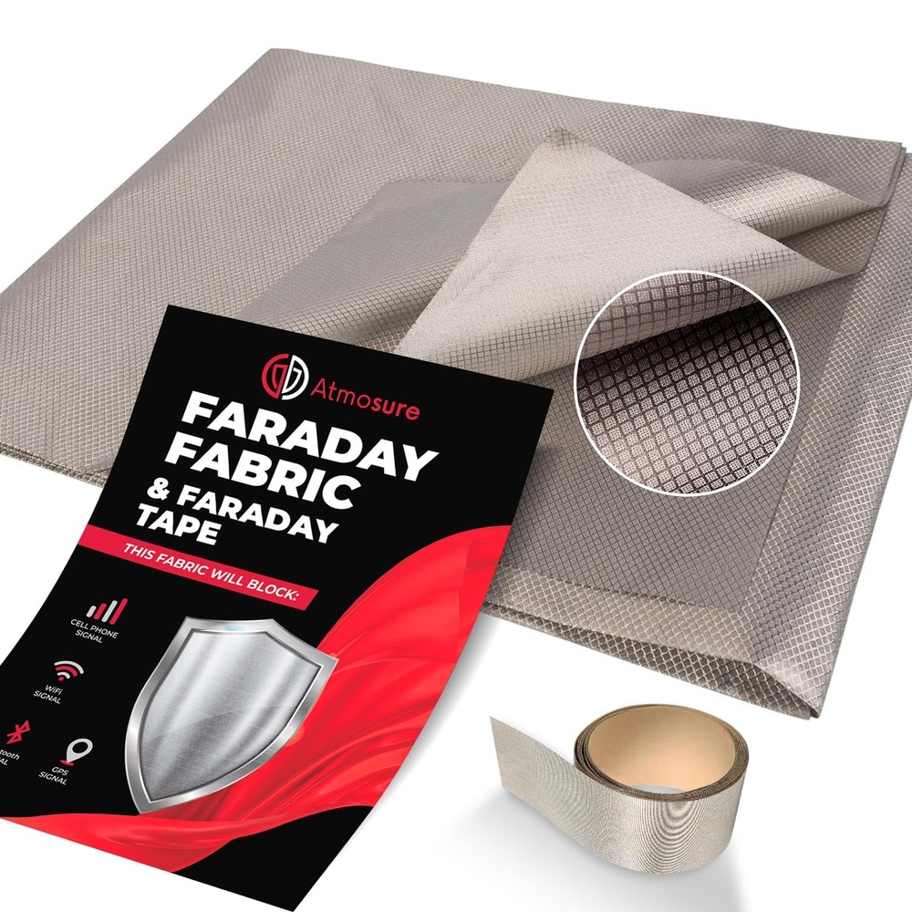 Faraday Fabric & Tape Kit — Military Grade DIY Faraday Bags — 5G, EMP & EMF P…