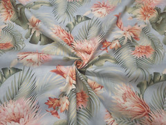 Tommy Bahama HARBOR ISLAND SEAMIST Pink Blue Tropical Floral Drapery Uph Fabric