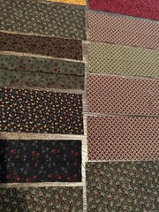 Quilting Fabric Strips Lot 204 pc – Variety of Colors, Sizes and Patterns- Moda
