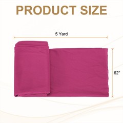 62″ Slightly Elastic Knitted Fabric for Backpack Pockets, Purple Red 5 Yards