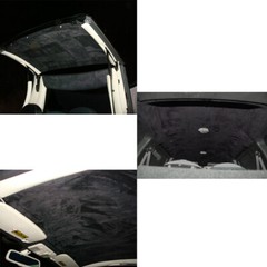 Black Headliner Fabrics 1/8″ Foam Backed 120″x60″ DIY Craft Upholstery Replace