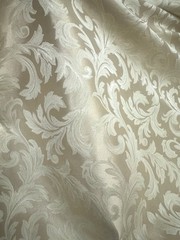 Champagne Damask Jacquard Brocade Fabric (116in.) Sold By The Yard