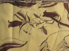 3 YARDS 15″ x 44″ Westminster Fibers Fabric Free Spirit pale Yellow Brown Flower