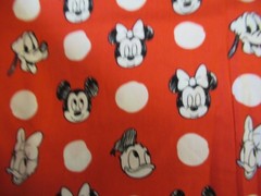 Camelot Fabrics Mickey Mouse & Friends Minnie Goofy Donald Duck VTG 18″X43″