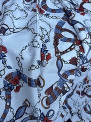Deadstock 100% Linen Fabric By The Yard Width 60” White