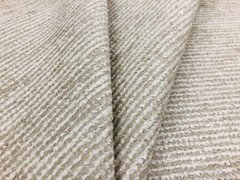 Thibaut CRYPTON Textured Chenille Upholstery Fabric- Milo / Linen 2 yds W73315