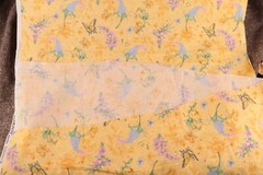 2.0+ Yards 3 Pieces Jo-Ann Fabric Elizabeth’s Garden Butterflies Flowers Yellow