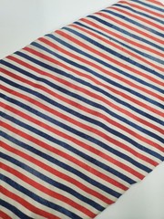 Tim Holtz Fabric Postal Stripe Correspondence Coats Clark Scrapbook ONE YARD