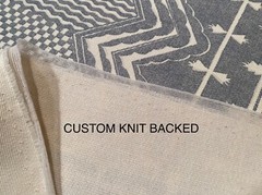 2.5YD FERMOIE UK Abbey Stripe Union Fabric w/ Custom Knit Backing $1144 Retail*