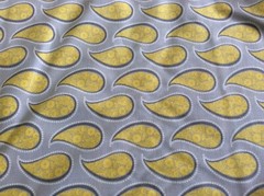 CAMELOT FABRICS- GRAY MATTERS #4140402-02 PAISLEY- 3/4 YARD