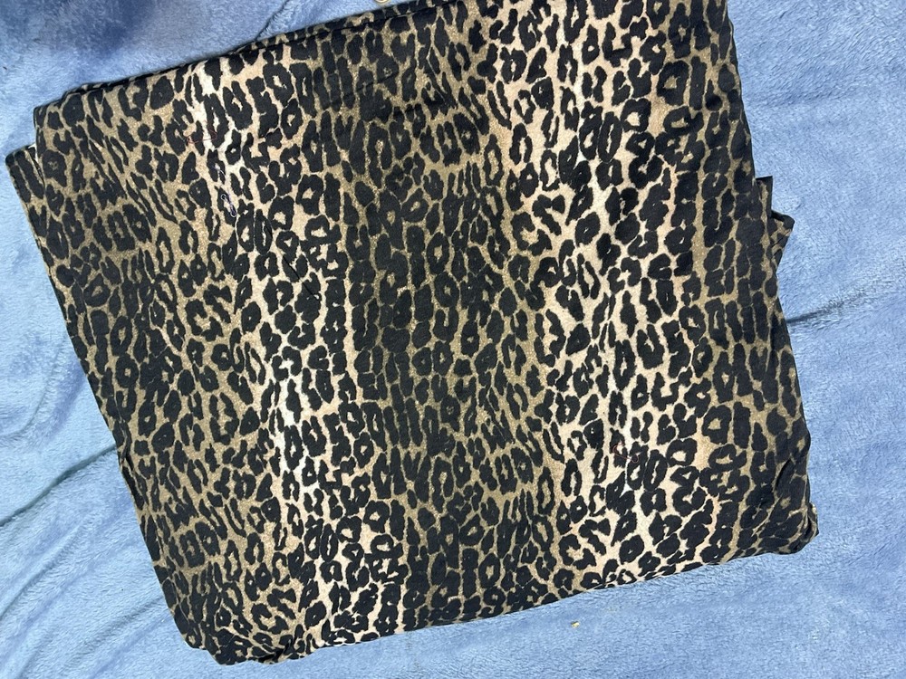 * Animal Print Leopard 1 02X 60 Wide Renmont peace NEW skirt dress crafts