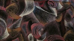 Swirl brushstrokes fabric 55 x 45 inches synthetic fiber fabric 1.53 yds by 1.25