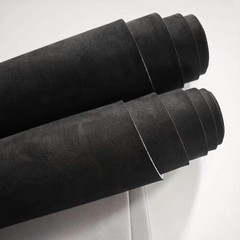 Suede Auto Headliner Fabric 120″ L × 60″ W with Foam Backing – Black Interior…