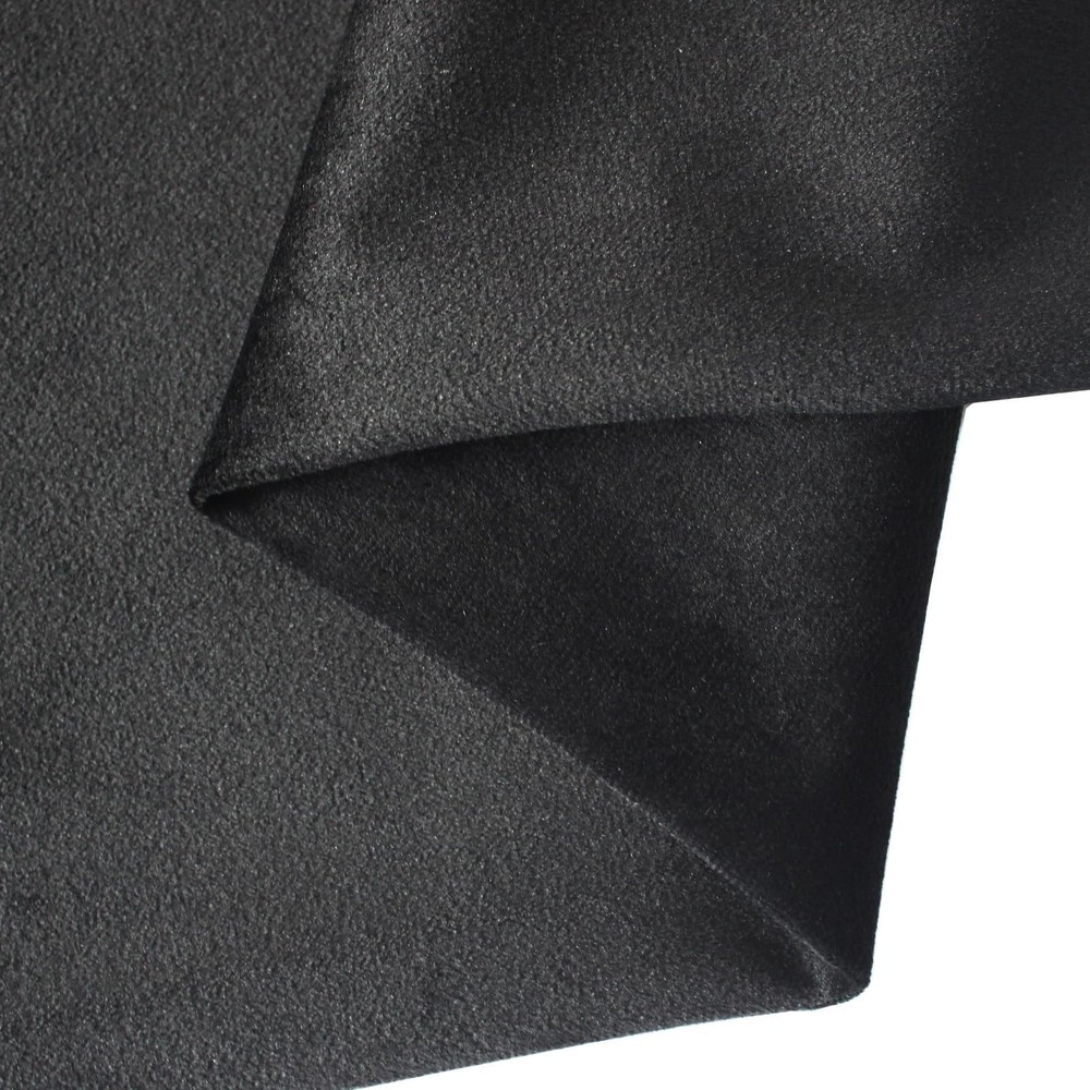 Velvet Fabric, 60” x 80” (150CM x 200CM) Soft Upholstery x 80”, Black
