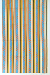 VTG Stripes Dots Quatrefoil Gingham Poly Cotton Fabric 1 YD Wamsutta Mills READ