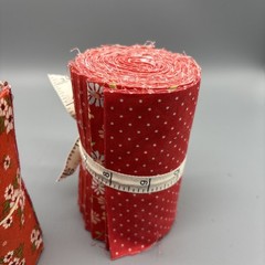 Moda Fabric – Large Lot Of Jelly Roll Assorted Fabric Colors