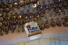 One Yard Cut Of Couture Beaded Fabric
