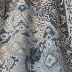 iLiv Premium Velvet Fabric 3.4m Chalet Glacier Curtain Upholstery Cushion Blind