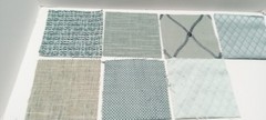 Lot of 47 Fabric Squares 5.5 x 5.5 inch Greenhouse Fabrics Cotton Blend