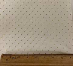 “Simply Sweet” Polka Dot Fabric By Barbara Jones & Henry Glass Green White BTHY
