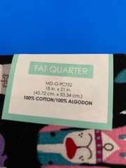 BRAND NEW CREATE IT 100% COTTON PUPPY PRECUT SEWING AND CRAFT FABRIC 18X21