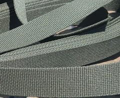 1″ US Military Webbing by the Yard, Mil-Spec Camo Green A-A-55301 Type 3 CORDURA