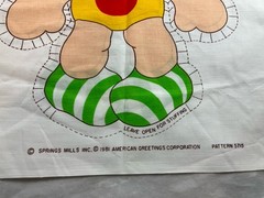 Spring Mills Strawberry Shortcake Apple Dumplin Fabric Panel 5715 Cut n Sew VTG