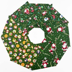 48 PCS Christmas Fabric Squares 100 Cotton Pre-Cut Charm Packs 5×5 Inch