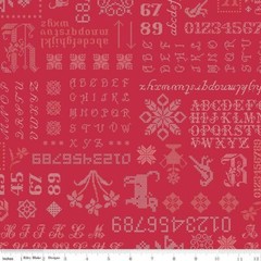 Piece & Plenty Sampler Berry Cotton Fabric