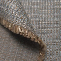 Robins Egg Boucle Tweed 56″ By The Yard Gold Ribbon Heavy Upholstery Fabric
