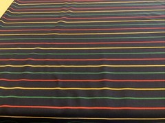 Vintage Fabric Navy Stripes Stretches Knit Polyester ￼3 Yards 61×108 Stretchy
