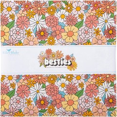 Corinne Wells Besties 10″ Stacker 42 10inch Squares Layer Cake Riley Blake De…