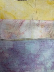 20 Plant Dyed Antique Homespun Fabric Squares 9*9 In Soft Pink Quilt Slow Stitch