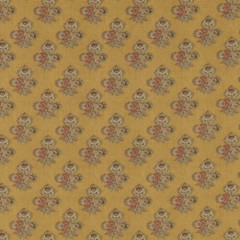 GP & J BAKER CURTAIN FABRIC DESIGN Poppy Paisley 3 METRES OCHRE LINEN BLEND