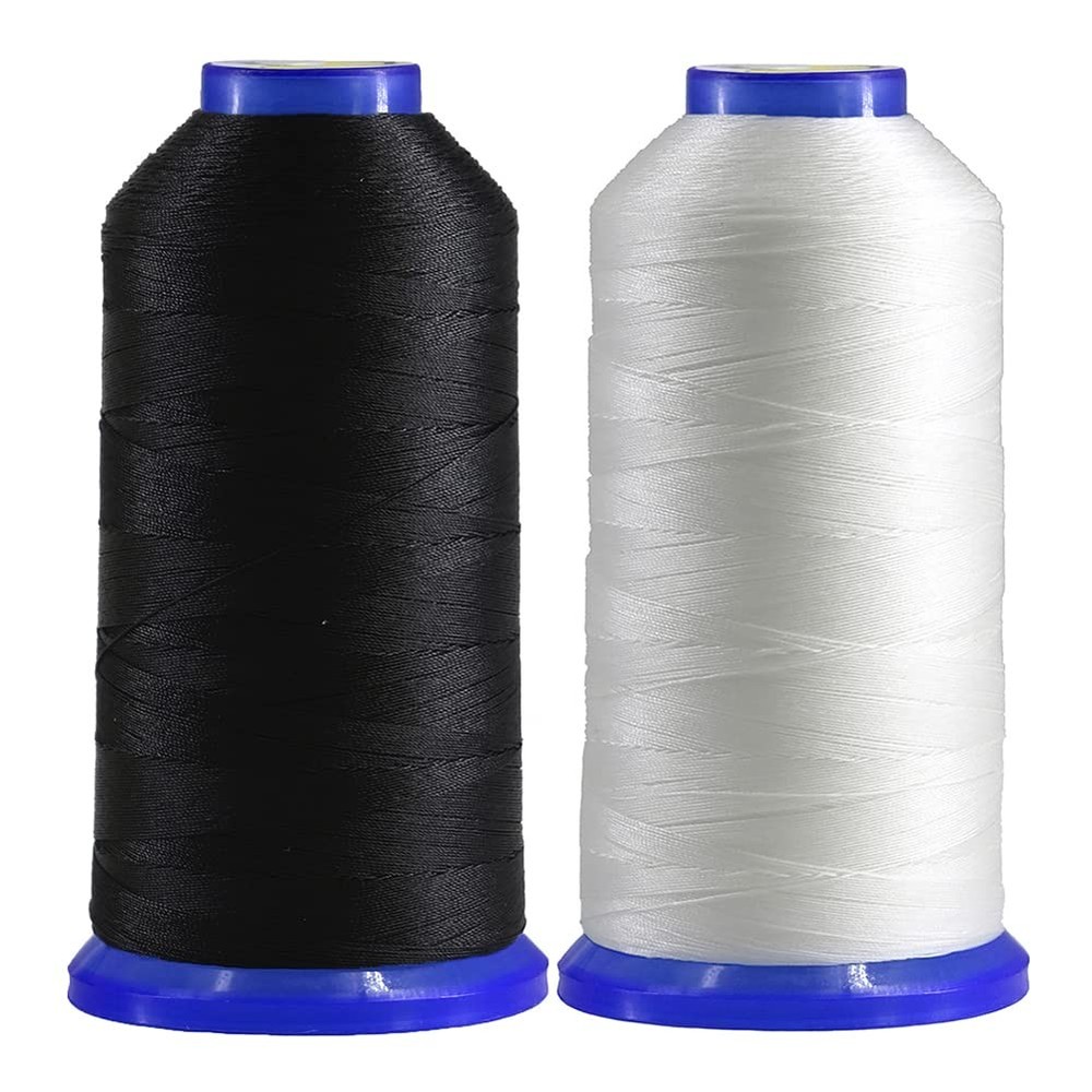 Selric [2400Yards / Black + White] Pack of 2 T135 #138 420D/3, + White