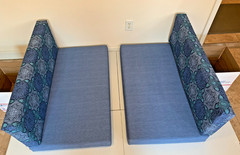 Richloom Solarium Blue Medallion 100% Polyester Outdoor Fabric Retired