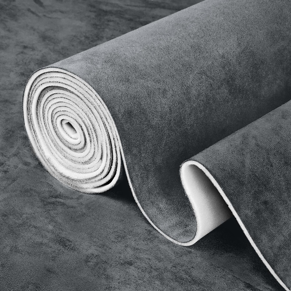Suede Headliner Fabric, 72″L×60″W Dark Grey Car Headliner Material | Tela p