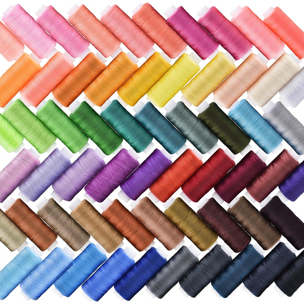 Sewing Threads Kits, All Purpose 60 Color Spools 250 yards, 60