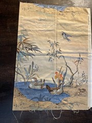 Texoprint The Netherlands Fabric Bird Butterfly Birds Flowers 1 Yard X 54”
