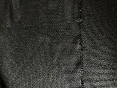 Metallic boucle suiting black fabric by the yard or roll