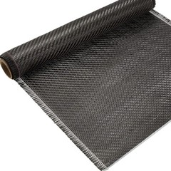 Tela De Fibra De Carbono-2X2 Tejido De Sarga 3KILO 220G 6.5 Ft X 12” Paquete De