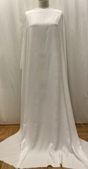 Rare Find 100% Gabardine Rayon Optic White Fabric 1 Yard 29″ Long 60 Inches Wide