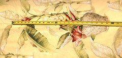 Pair Curtain Panels P Kaufmann Yellow Tropical Large Scale 60″ L #5